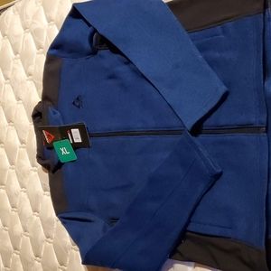 Gerry Men's XL Mixed Media on the Go Full Zip Jacket Color Blue